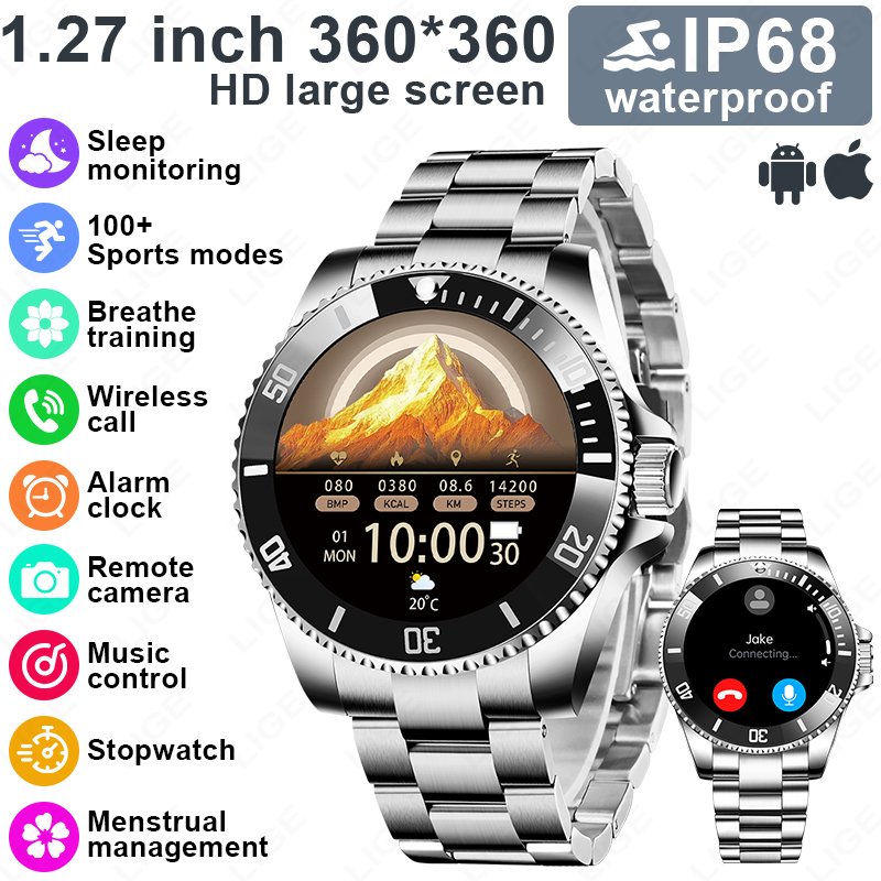 Japanese Luxury Lifestyle - LIGE New Style Luxury Smart Watch