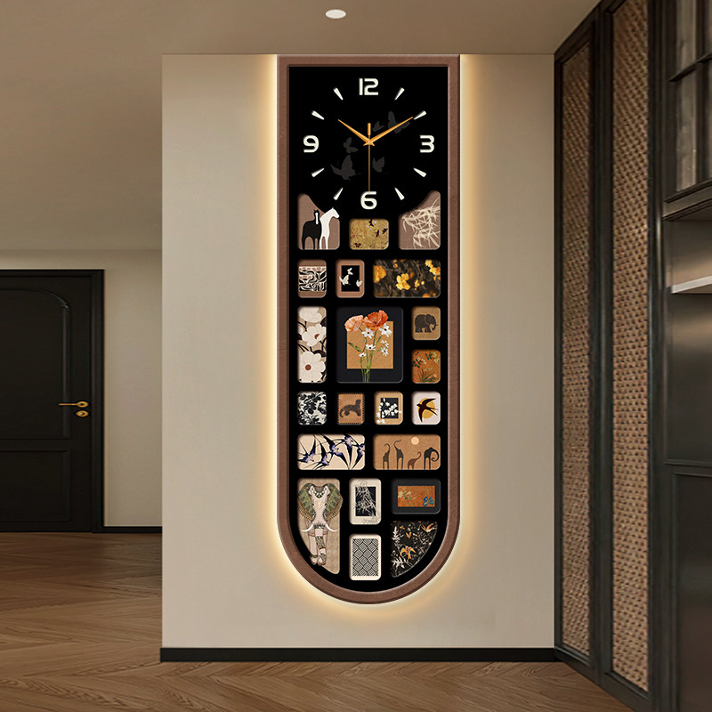 Japanese Luxury Lifestyle - Vertical Security Wall Clock Unique Japanese