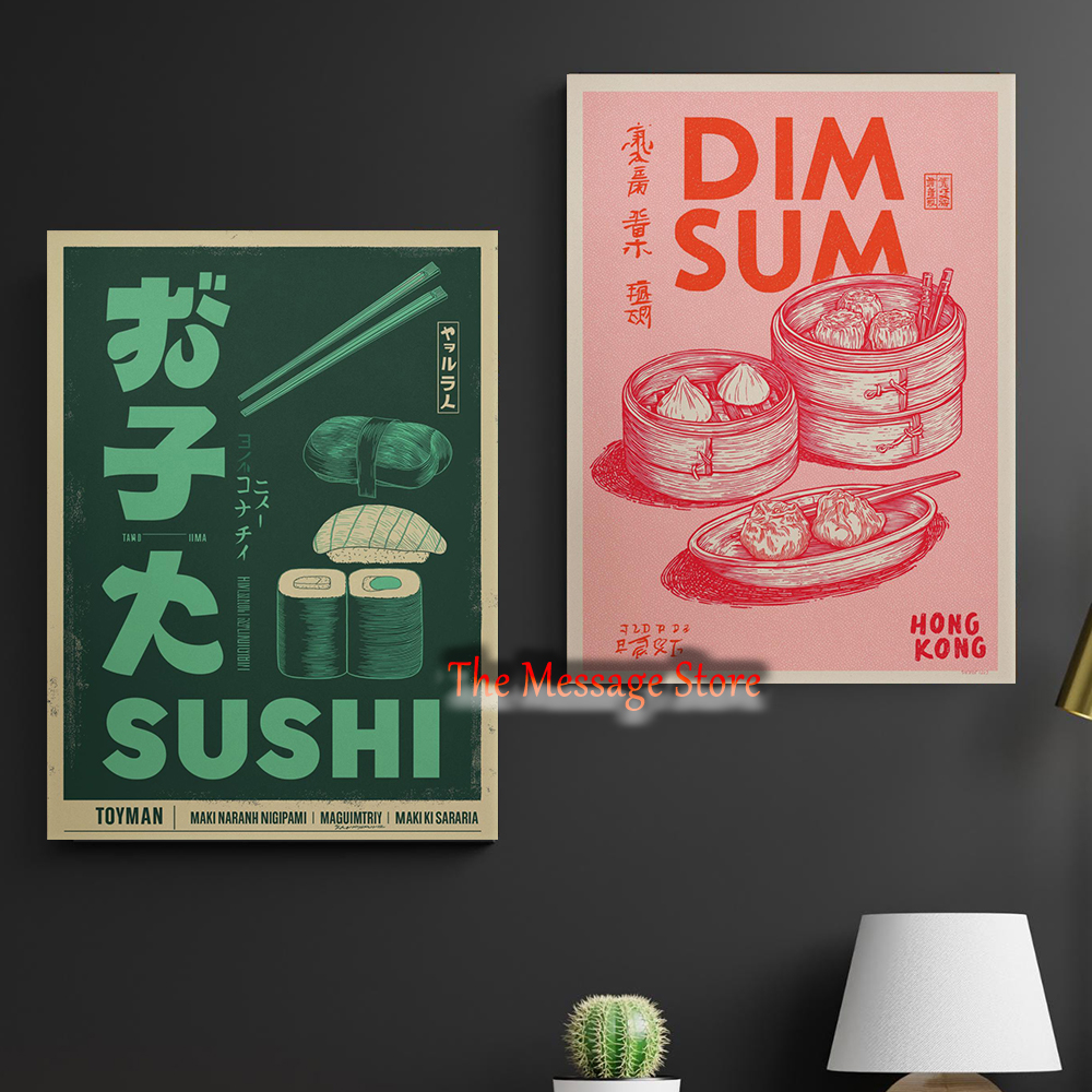 Japanese Minimalist Lifestyle - Dim Sum Hong Kong Sushi Retro