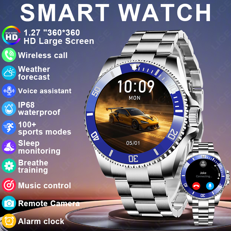 Japanese Luxury Lifestyle - LIGE 2026 Style Luxury Smart Watch