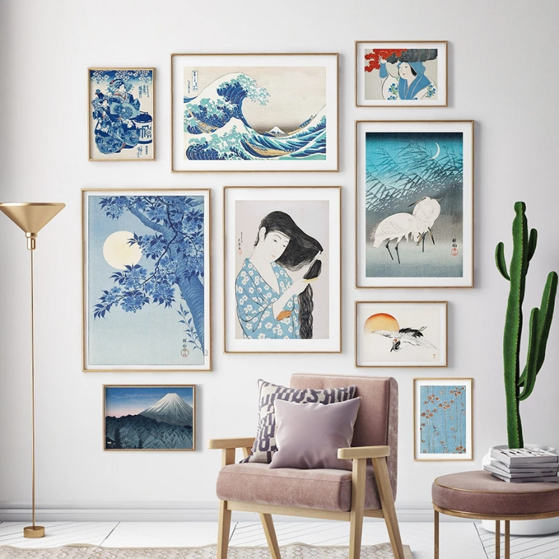 Vintage Hokusai Waves Mount Fu - Japanese Women Lifestyle review and price