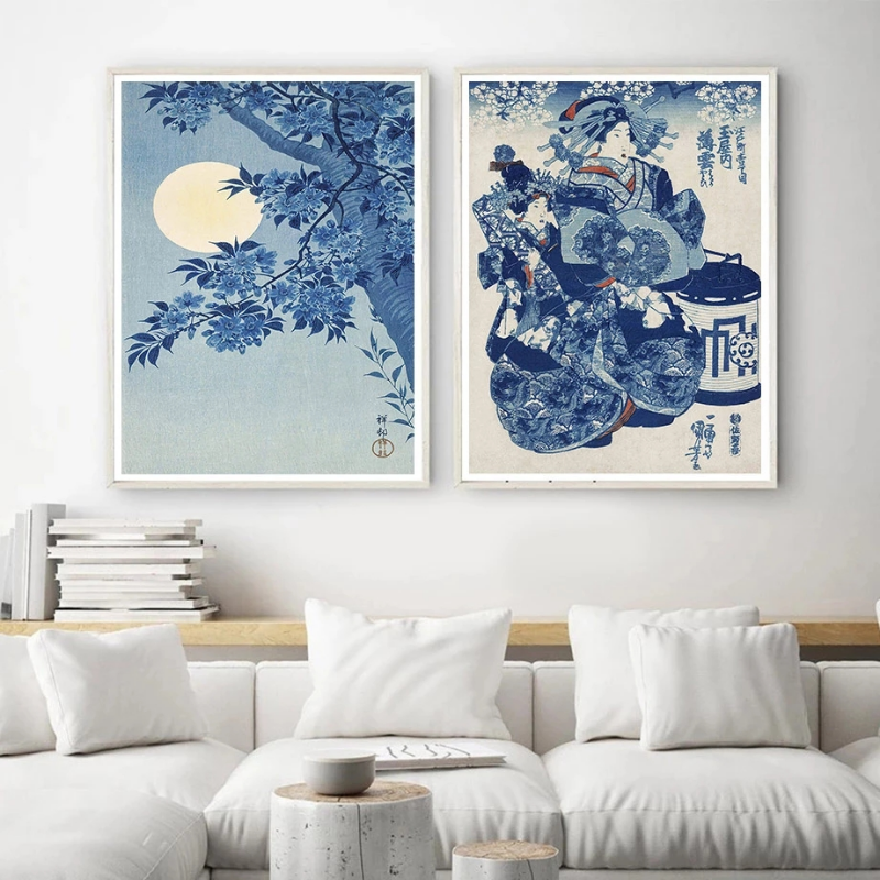 Vintage Hokusai Waves Mount Fu - Japanese Women Lifestyle review and price
