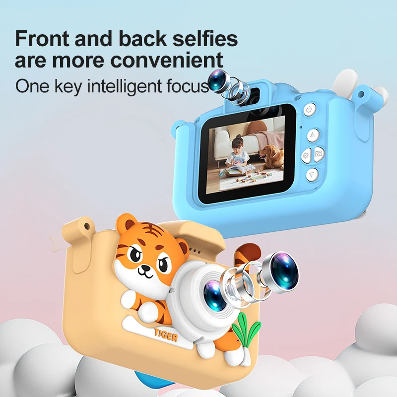 Kids Mini Camera Cartoon Tiger - Japanese Lifestyle Video review and price
