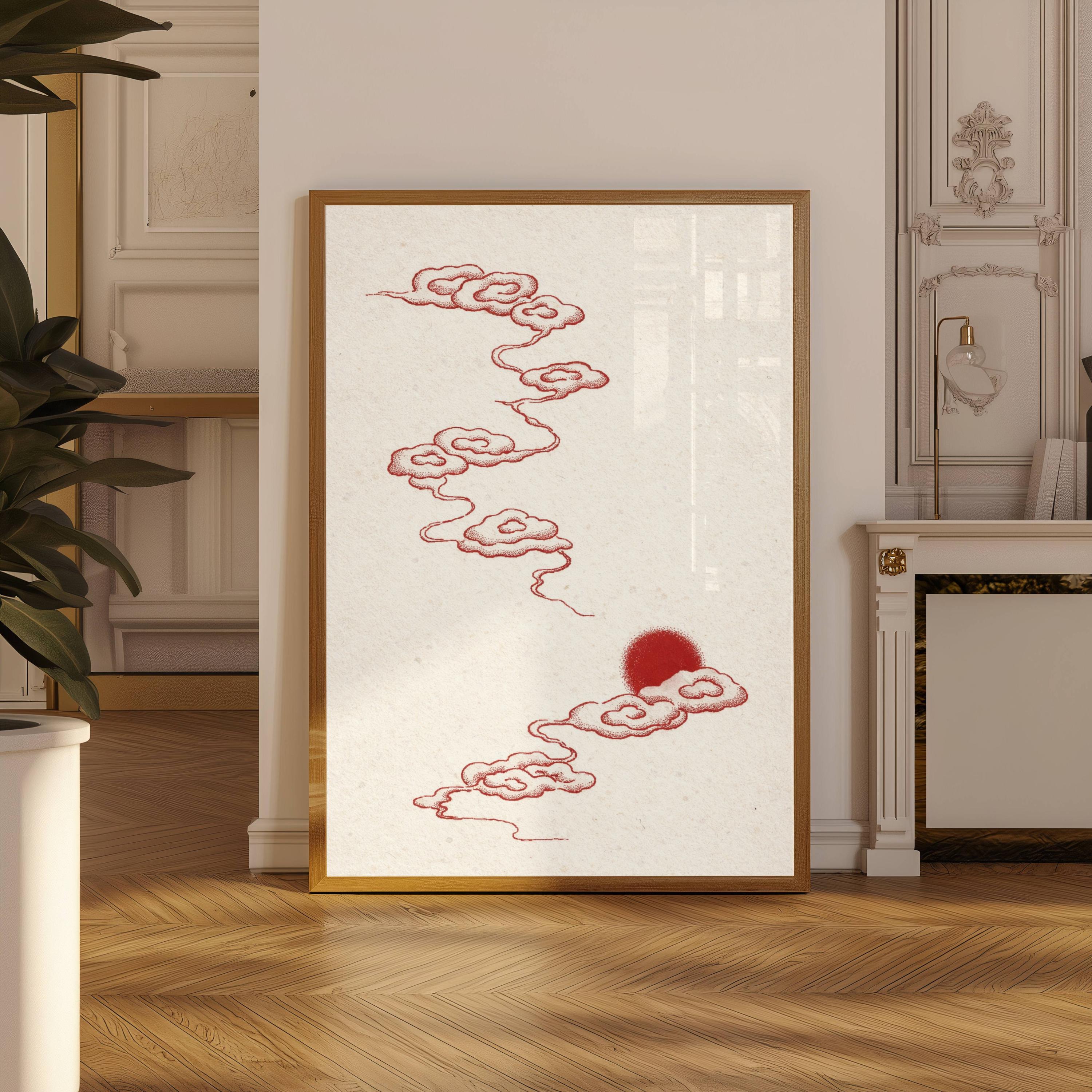 Japanese Ink Tree Poster Wabi  - Japanese Minimalist Lifestyle review and price