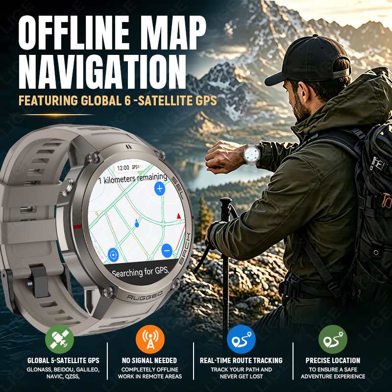 LIGE NEW GPS Offline Map Sport - Japanese Lifestyle Video review and price