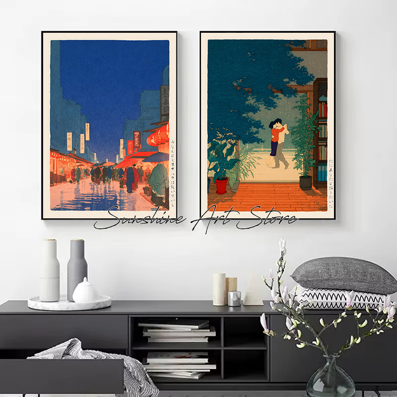 Vintage Hasui Kawase Style Min - Japanese Minimalist Lifestyle review and price