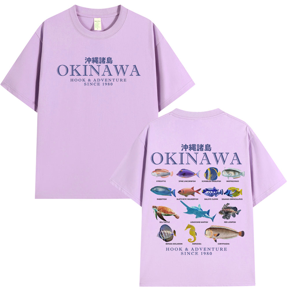 Okinawa Ocean Fish T Shirt Sea - Japanese Women Lifestyle review and price