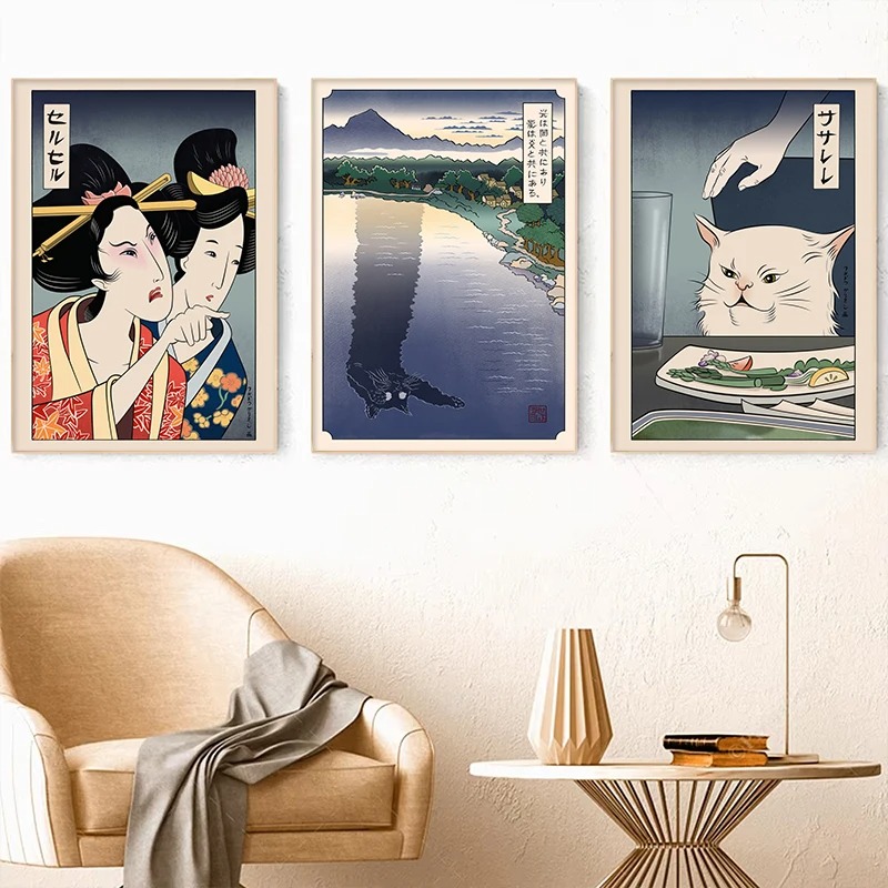 Japanese Ukiyoe Style Poster P - Japanese Women Lifestyle review and price