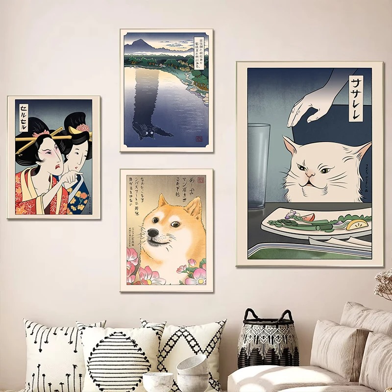 Japanese Ukiyoe Style Poster P - Japanese Women Lifestyle review and price