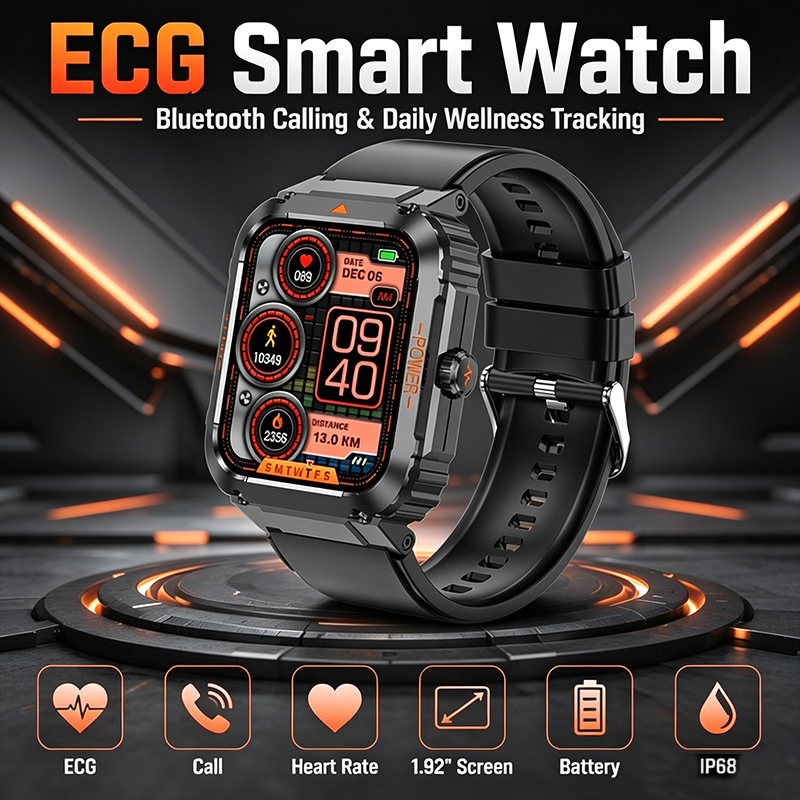 GEJIAN ECG+PPG Sports Style He - Japanese Lifestyle Health review and price
