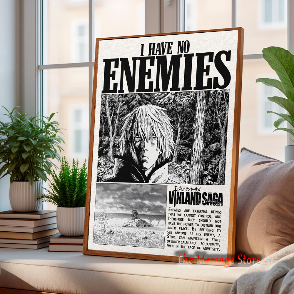 Vinland Saga Anime Manga Poste - Japanese Minimalist Lifestyle review and price