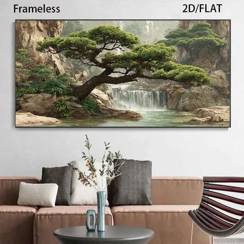 1pc Large Frameless Modern Min - Japanese Minimalist Lifestyle review and price