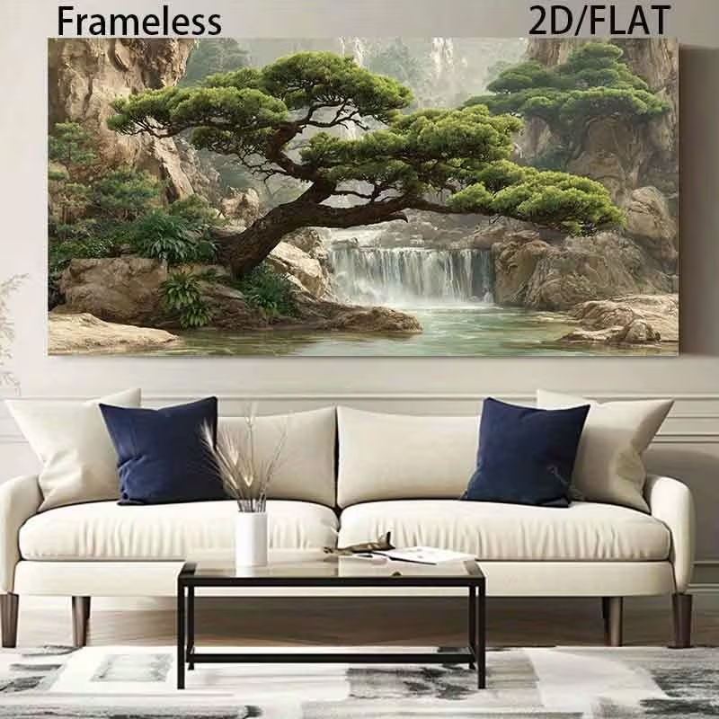 1pc Large Frameless Modern Min - Japanese Minimalist Lifestyle review and price