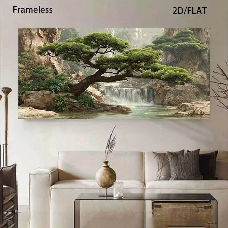 1pc Large Frameless Modern Min - Japanese Minimalist Lifestyle review and price