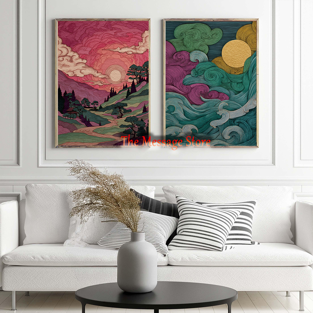 Japanese Landscape Abstract Go - Lifestyle Of Japanese review and price