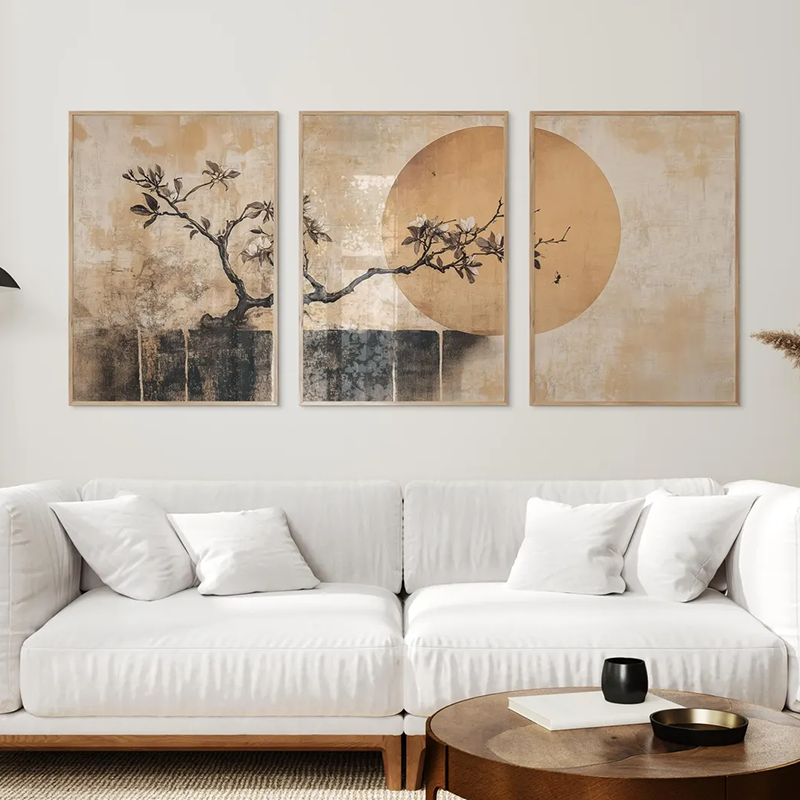 3PCS Minimalist Japandi Wall A - Japanese Minimalist Lifestyle review and price