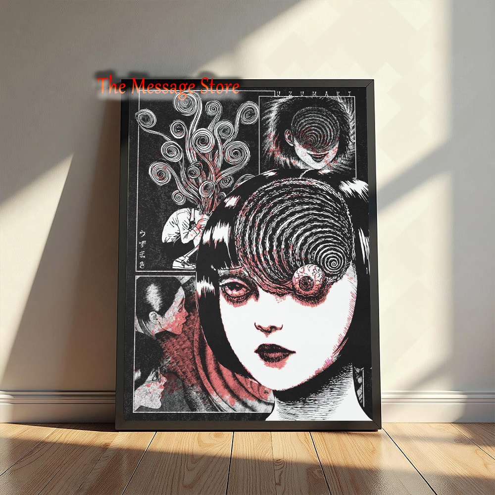 Junji Ito Uzumaki Poster Japan - Japanese Women Lifestyle review and price